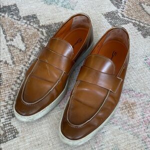 Santoni light brown loafers M 45 (UK 11)